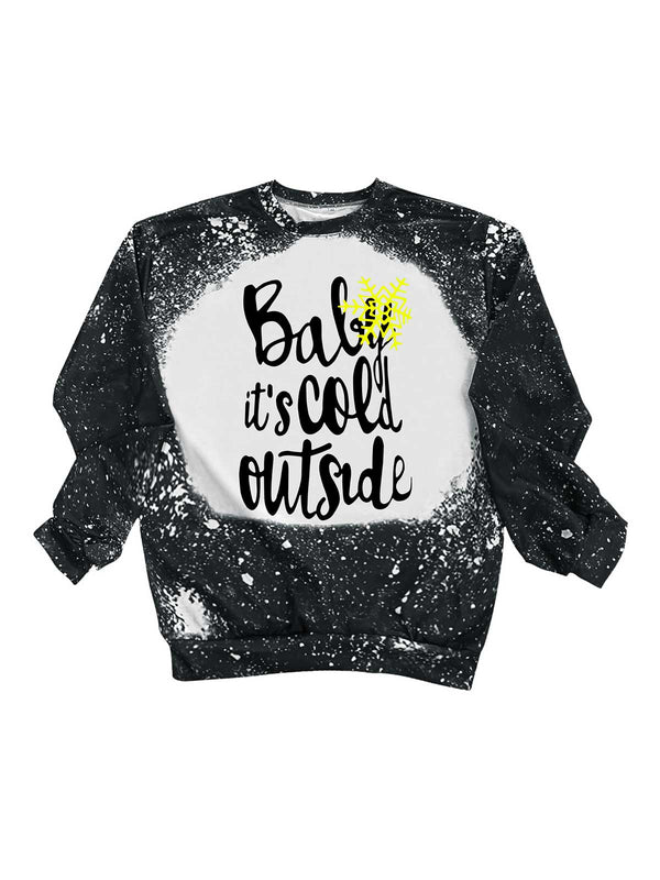 “It's Cold Outside" Print Tops 🎄