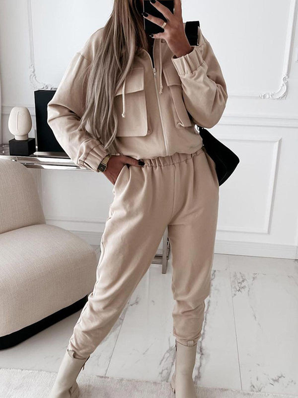 2 Piece Outfits Long Sleeve Sweatsuit