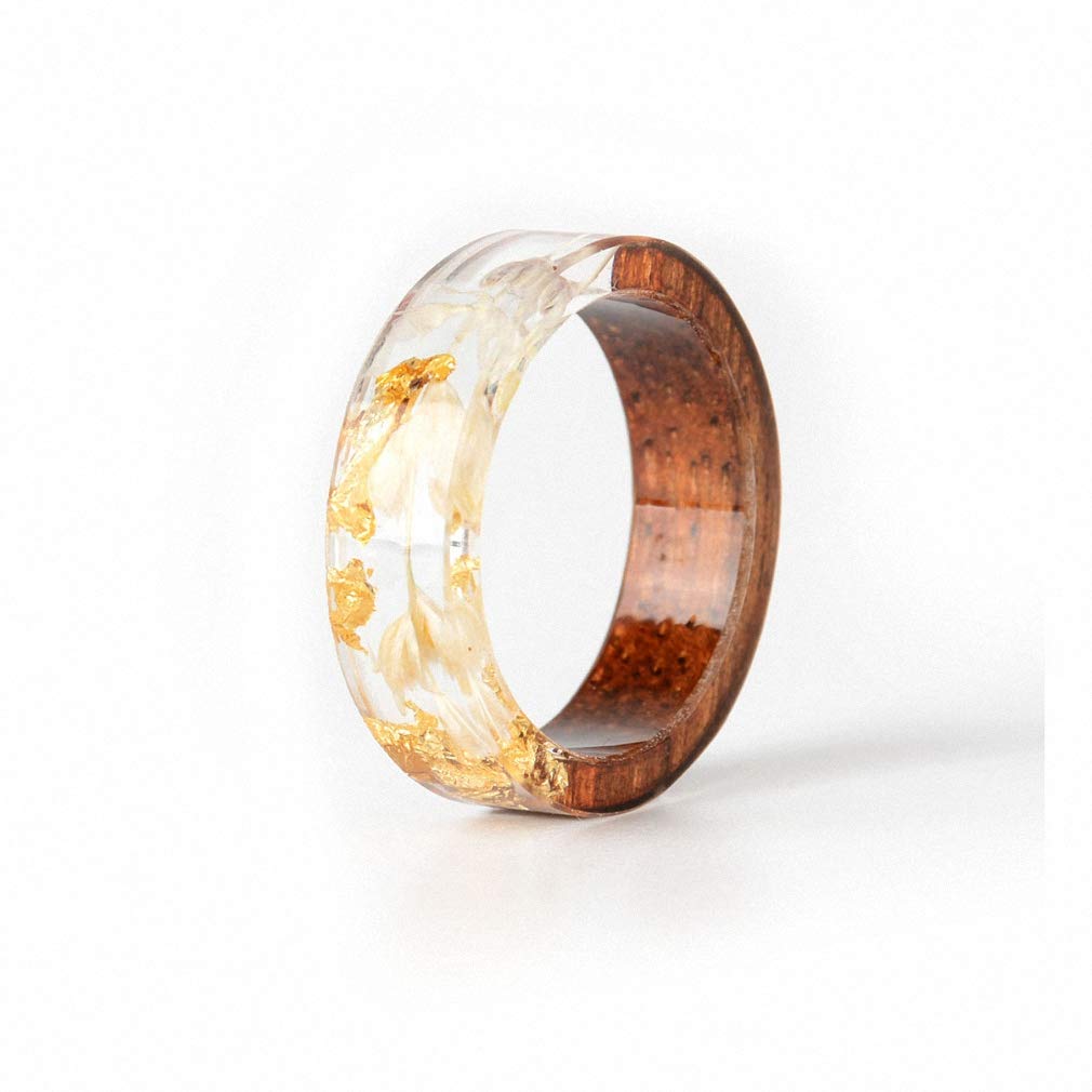 Handmade Wood Resin Ring