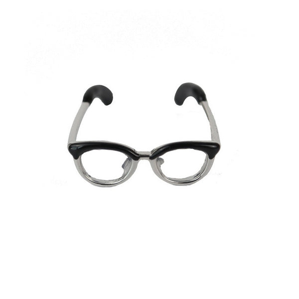 Glasses shape open cuff rings