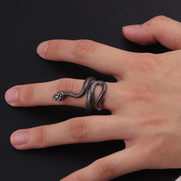 Goth Snake Ring