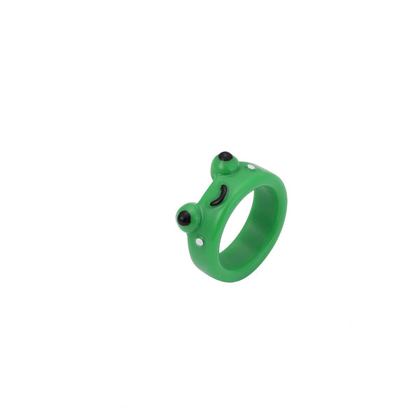 3D Cute Frog Tone Rings