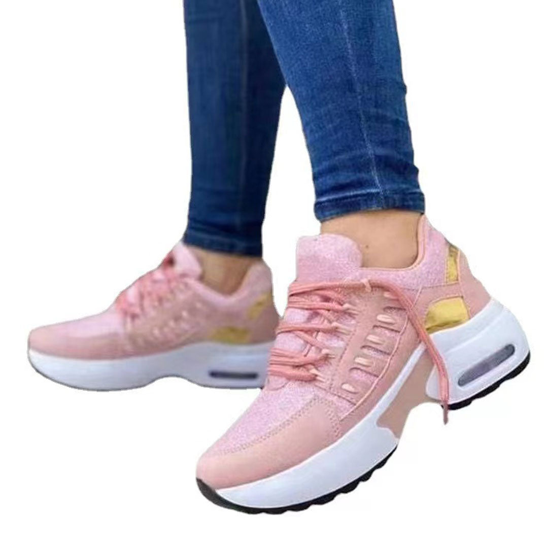 Sneakers - Mesh Breathable Wedges Platform